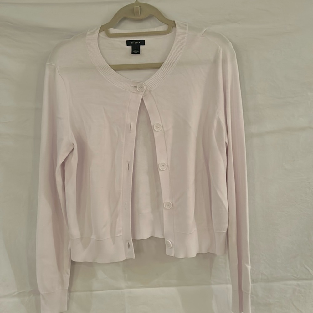Halogen Light Pink Cardigan Sweater